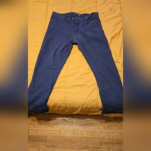 Calvin Klein Mens Dark Blue Denim Pants